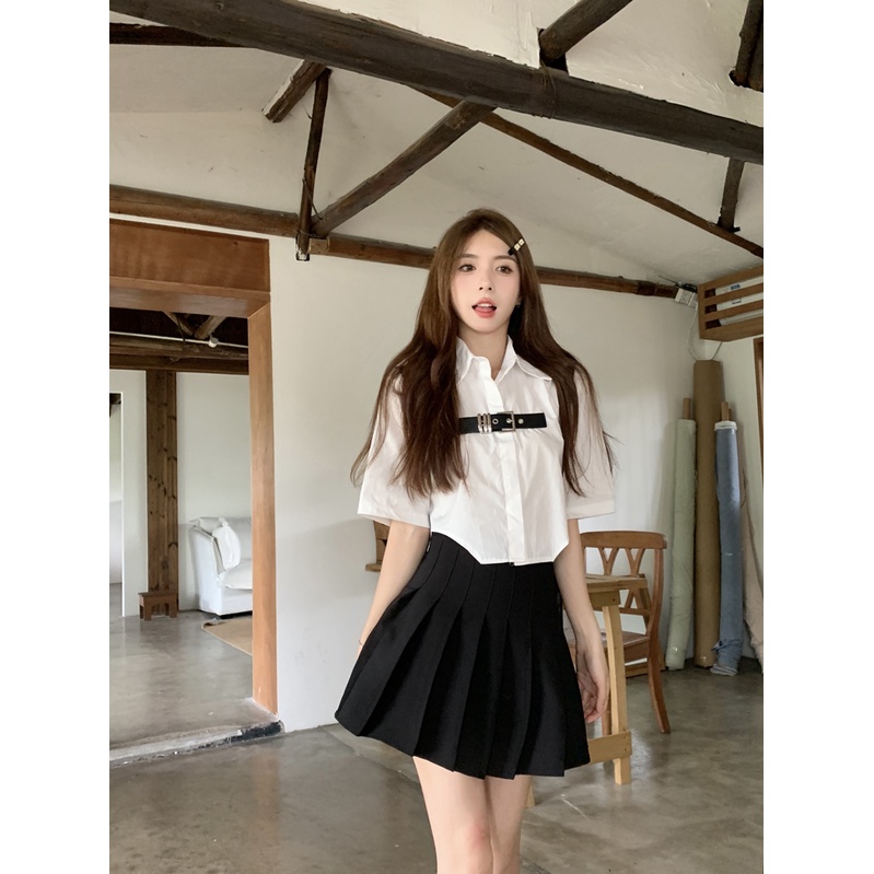 Áo Kiểu Tay Ngắn Thiết Kế Mới Thời Trang Mùa Hè Dành Cho Nữ