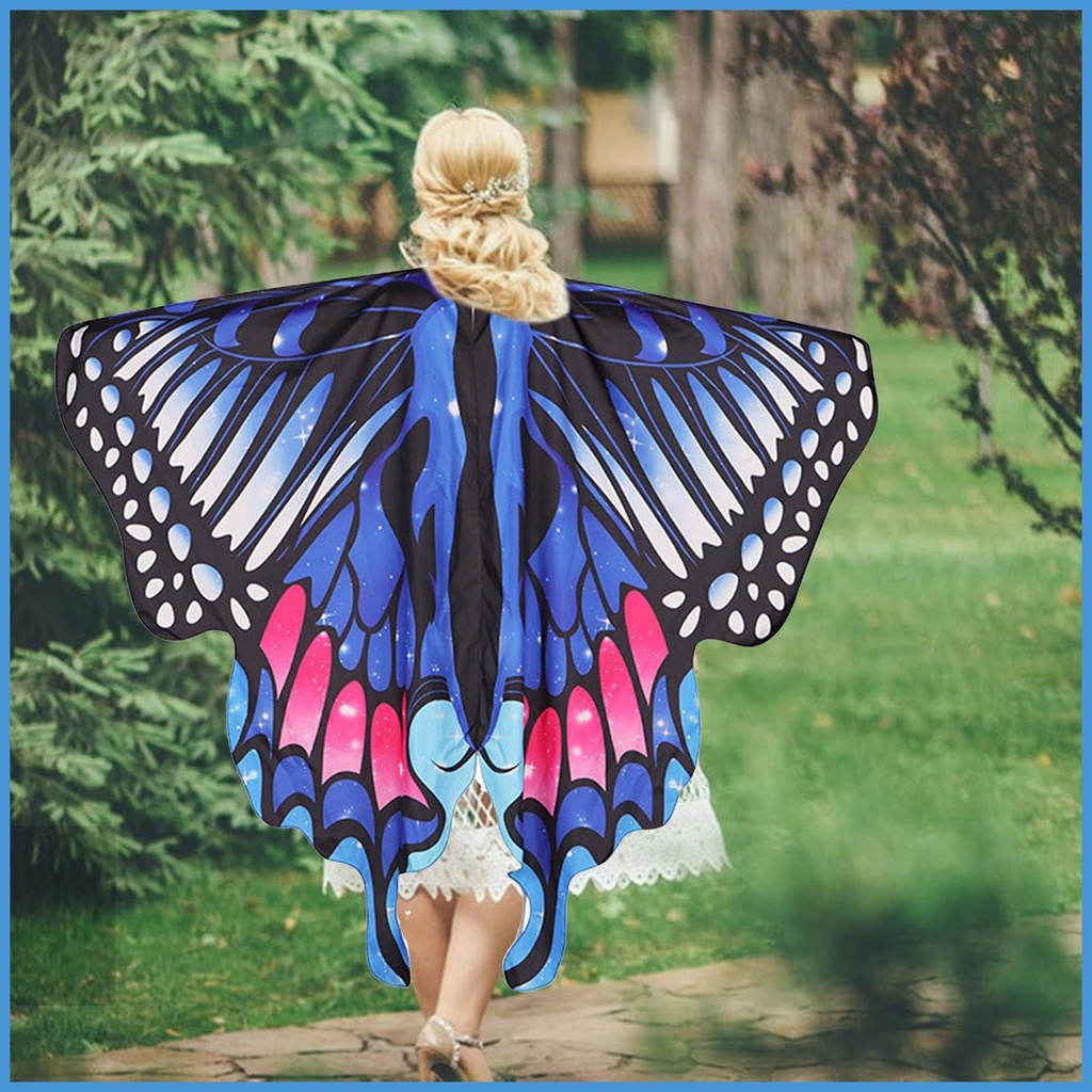 Áo Choàng Cánh Bướm Bằng Vải Mềm Thoáng Khí Cho Lễ Hội / Tiệc Hóa Trang