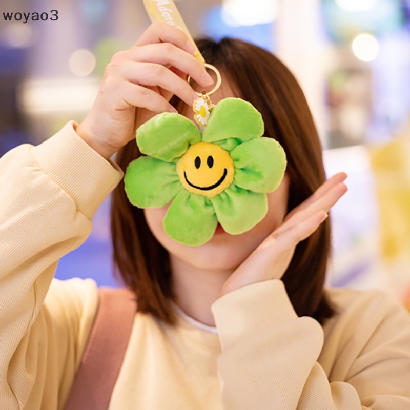 Móc Khóa Bông Hoa Hướng Dương Mặt Cười 15cm woyao3