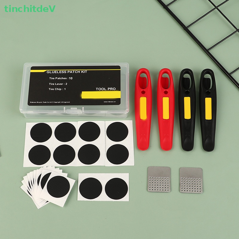 Bộ 10 Miếng Vá Lốp Xe Đạp Không Keo Tiện Lợi