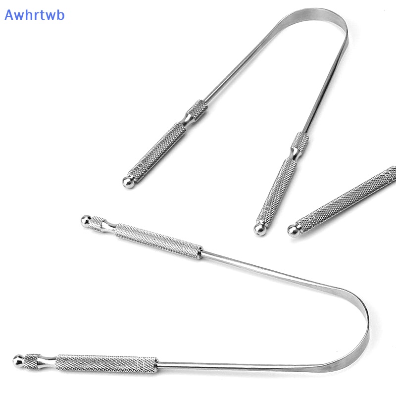 1 Dụng Cụ Nạo Lưỡi Bằng Thép Không Gỉ Làm Sạch Răng Miệng Mới