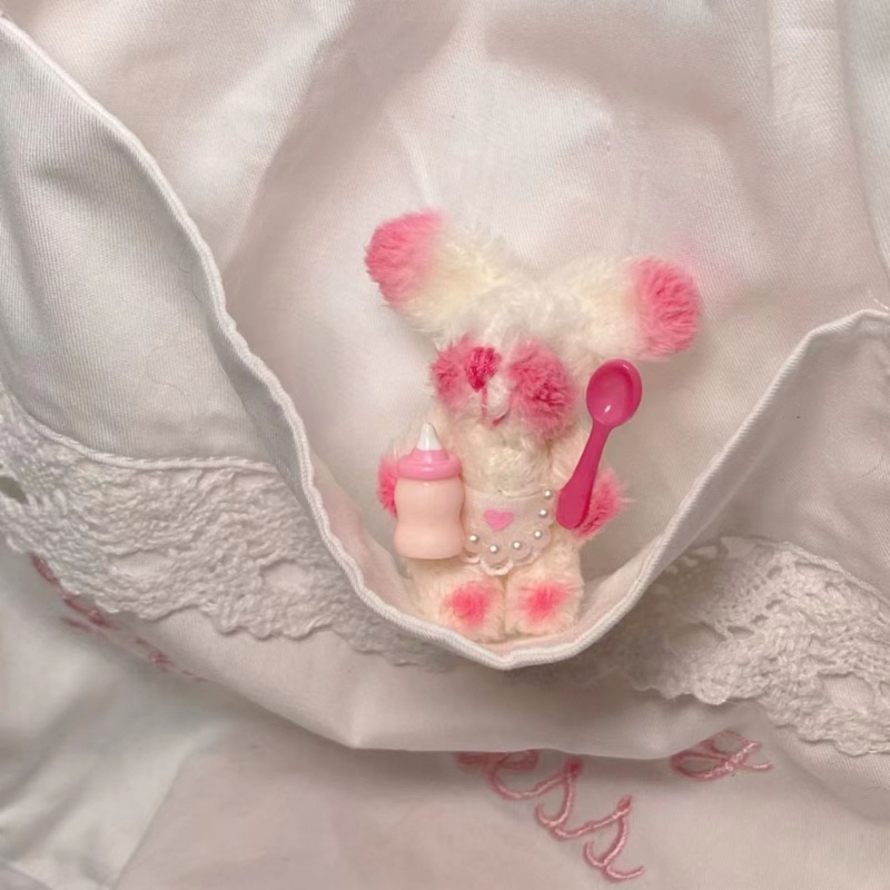 Set 5 Thỏ Nhồi Bông Mini Mềm Mại Trang Trí Nhà Cửa