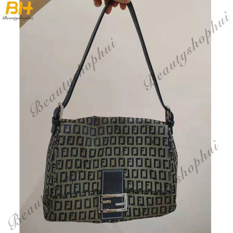 Túi Đeo Chéo Canvas Da Vintage Âu Mỹ Màu Xanh Dương Mới Cho Nữ