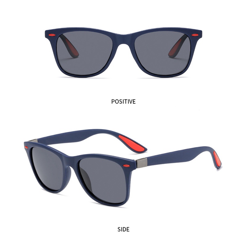 Kính Mát Phân Cực Mặt Vuông Thời Trang Lái Xe Cho Nam Và Nữ