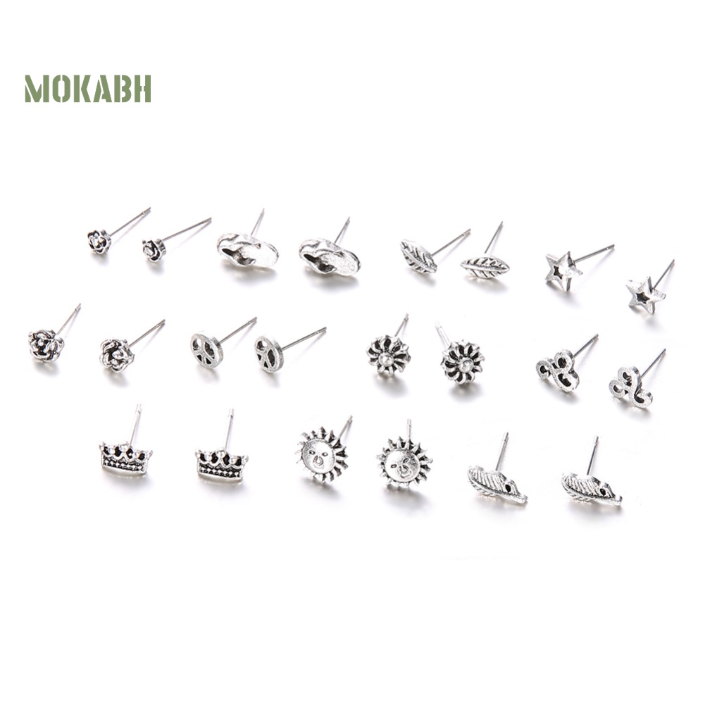 Set 11 Đôi Khuyên Tai Phong Cách Bohemia Thời Trang Cho Nữ