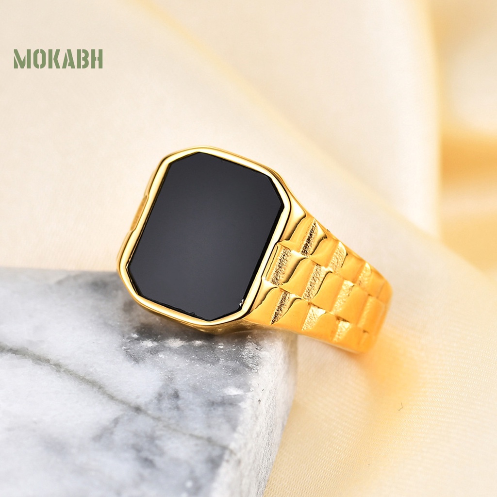 [Mới] Nhẫn Thép Titan Chống Rỉ Sét Không Phai Màu Phong Cách Cổ Điển Sang Trọng Thời Trang Cho Nữ