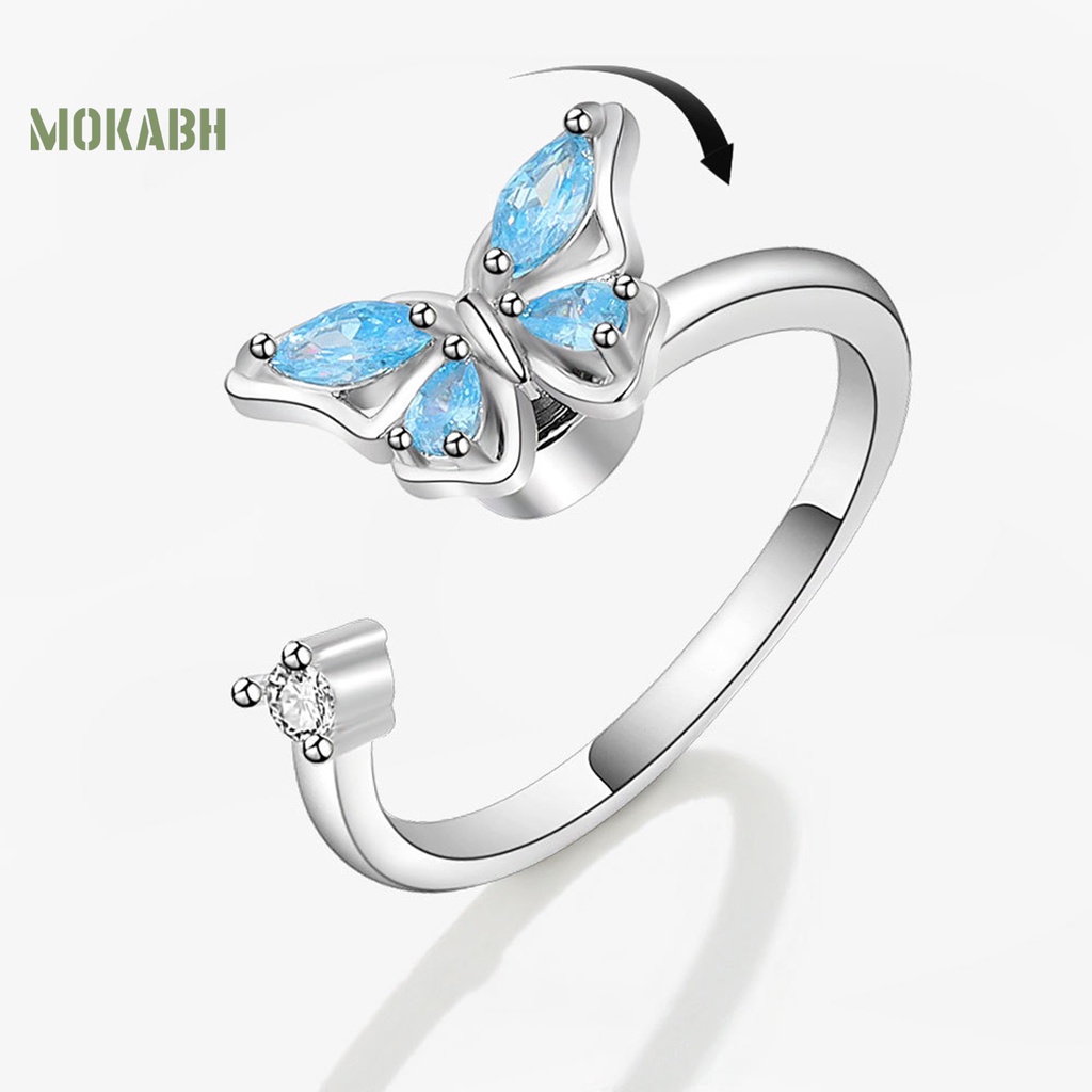 Vòng Hở Ngón Hình Bướm / Mèo Dễ Thương Dùng Trang Trí