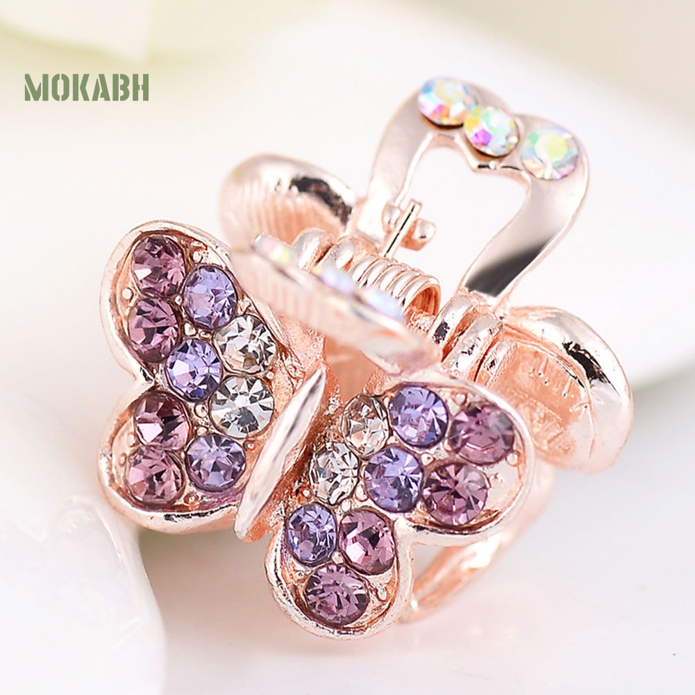 Kẹp Càng Cua Mini Hình Bướm Dễ Thương Cho Nữ