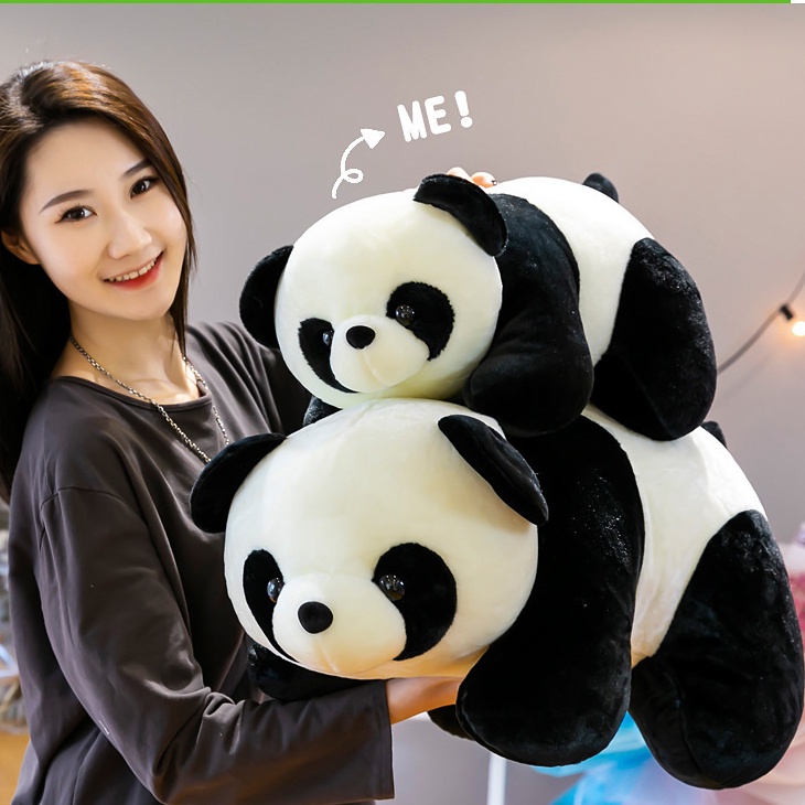 Thú Nhồi Bông Hình Gấu Trúc Xinh Xắn Dành Cho Bé