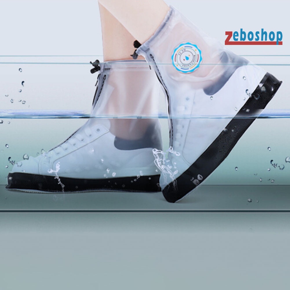 Vỏ Bọc Giày Đi Mưa Dày Dặn Chống Thấm Nước Có Thể Tái Sử Dụng