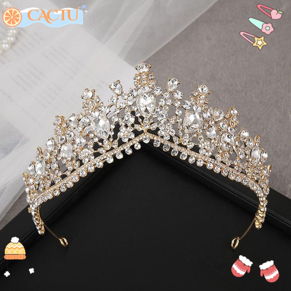 Vương Miện Cài Tóc Thiết Kế Mới Hình Giọt Nước Dành Cho Cô Dâu