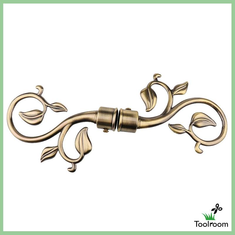 1 Cặp Nắp Đậy Thanh Treo Rèm Trang Trí Hình Vây Cá