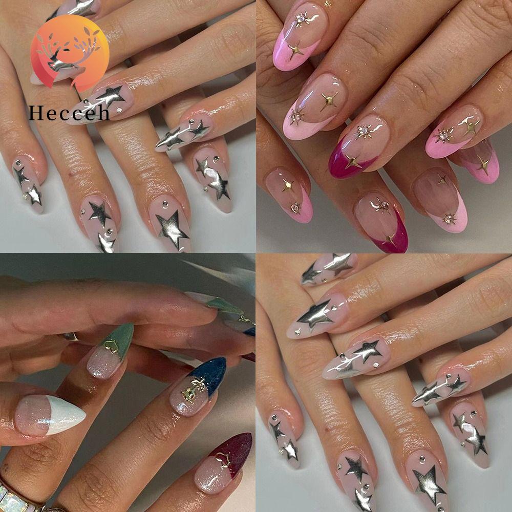 Set 24 Móng Tay Giả Có Thể Tháo Rời