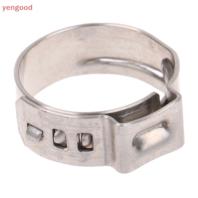 Set 10 Vòng Kẹp Ống Đơn Bằng Thép Không Gỉ 304 Tháo Gỡ Nhanh