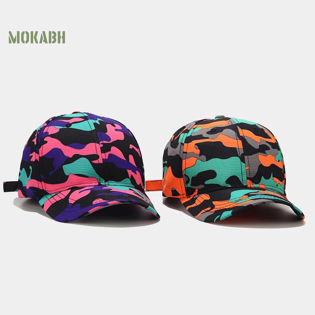 Mũ Bóng Chày Bằng Polyester Thoáng Khí Thoải Mái In Họa Tiết Rằn Ri Tùy Chỉnh Thời Trang Cho Nam Và Nữ