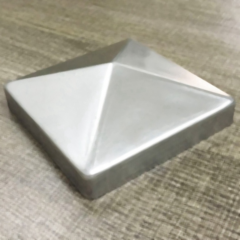 1 Bộ Vỏ Nhôm Hình Kim Tự Tháp Màu Bạc Bảo Vệ Trang Trí
