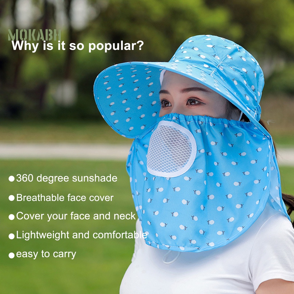 Mũ Rộng Vành Chống Tia UV Có Thể Gấp Gọn Thoáng Khí Tiện Dụng Dùng Khi Đi Câu Cá / Dã Ngoại