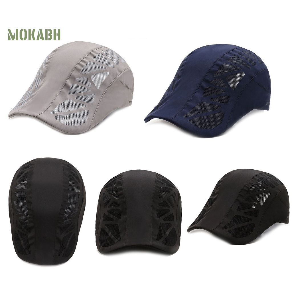 Mũ Lưỡi Trai Chống Nắng Phối Lưới Thoáng Khí Nhanh Khô Thời Trang Mùa Hè Cho Nam