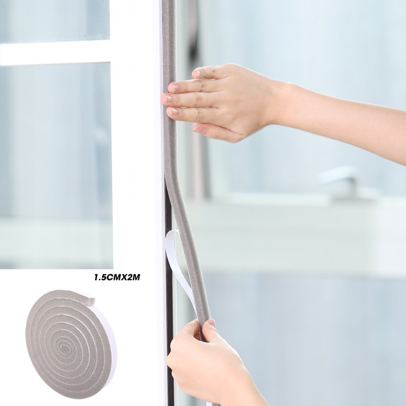 Băng Keo Xốp Cách Âm Dán Khe Hở Cửa Sổ / Máy Điều Hòa Chống Thời Tiết