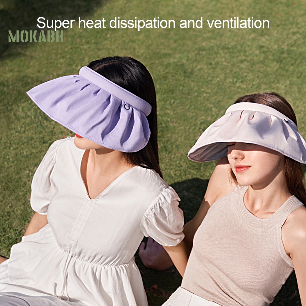 Mũ Lưỡi Trai Nửa Đầu Chống Nắng Chống Gió Thoải Mái Thoáng Khí Thời Trang Mùa Hè Cho Nữ