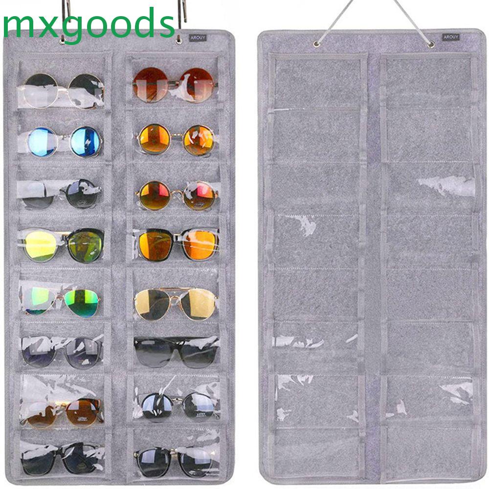 Mxgoods Giá Đỡ Trưng Bày Mắt Kính Có Dây Thừng Treo Tường Nhiều Ngăn Chống Bụi Bền Bỉ Tiện Lợi