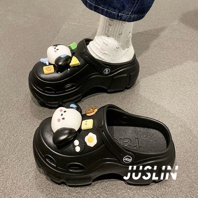 JUSLIN dép dép nữ dép bánh mì nữ dép bánh mì nữ 2023 NEW 060209