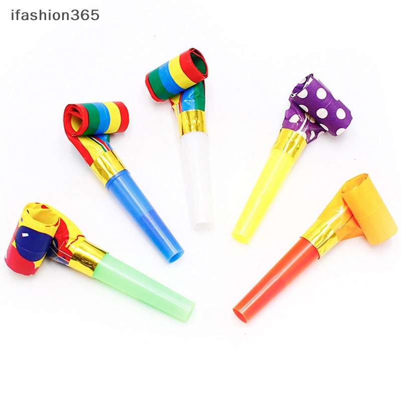 Set 20 / 40 Còi Thổi Nhiều Màu Sắc Họa Tiết Rồng Vui Nhộn ifashion365