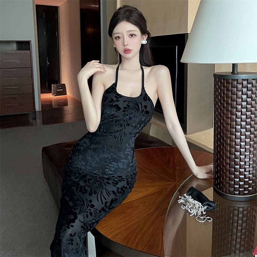 Đầm Dài Sát Nách Ôm Dáng Thời Trang Quyến Rũ Cho Nữ