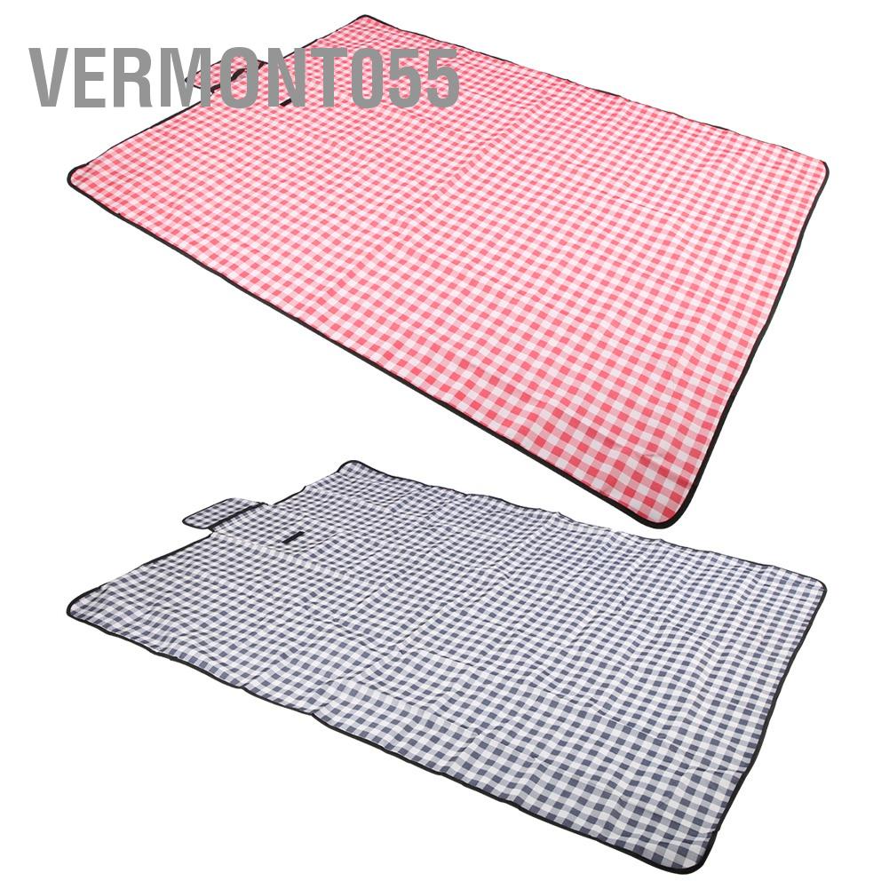 Vermont055 Máy di động ngoài trời Có thể giặt bằng vải Oxford Dã ngoại Pad Moistureproof Dày Bãi biển Ground Mat