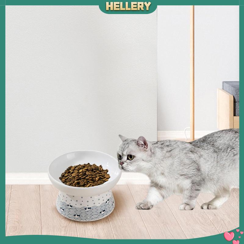 [HelleryVN] Bát Sứ Đựng Thức Ăn Nước Uống Hình Mèo Ra Mắt Sành Điệu