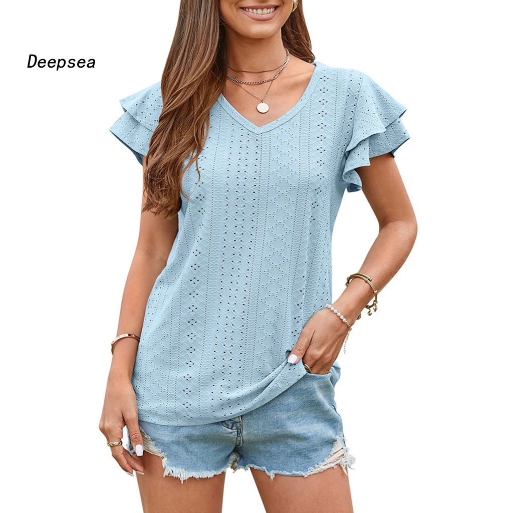 Dpa Phụ Nữ Hàng Đầu Lỏng Lẻo Vừa Vặn