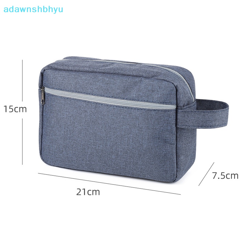 Túi Da Pu Đựng Mỹ Phẩm Kỹ Thuật Số Cỡ Lớn Chống Thấm Nước Tiện Dụng Mang Đi Du Lịch Cho Nam