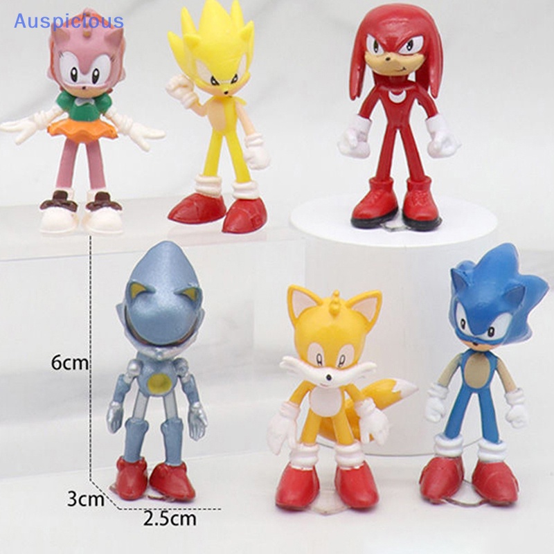 Mô Hình Nhân Vật Nhím Hoạt Hình Miles Prower Dễ Thương Dùng Trang Trí