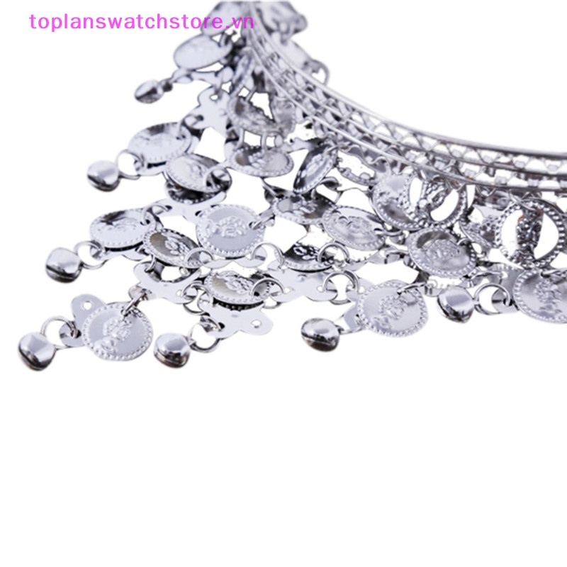 Băng Đô Đính Đồng Xu Lấp Lánh Phụ Kiện Múa Bụng Cho Nữ