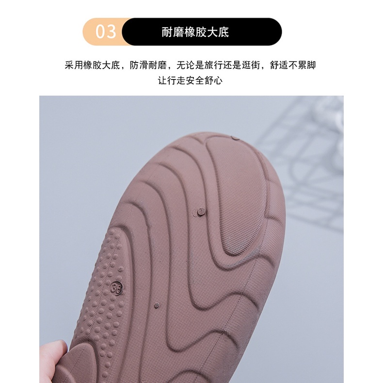 🔥 Giày 🔥 thể thao nữ thời trang Hàn Quốc thoáng khí nữ sinh viên đi học giày lười biếng