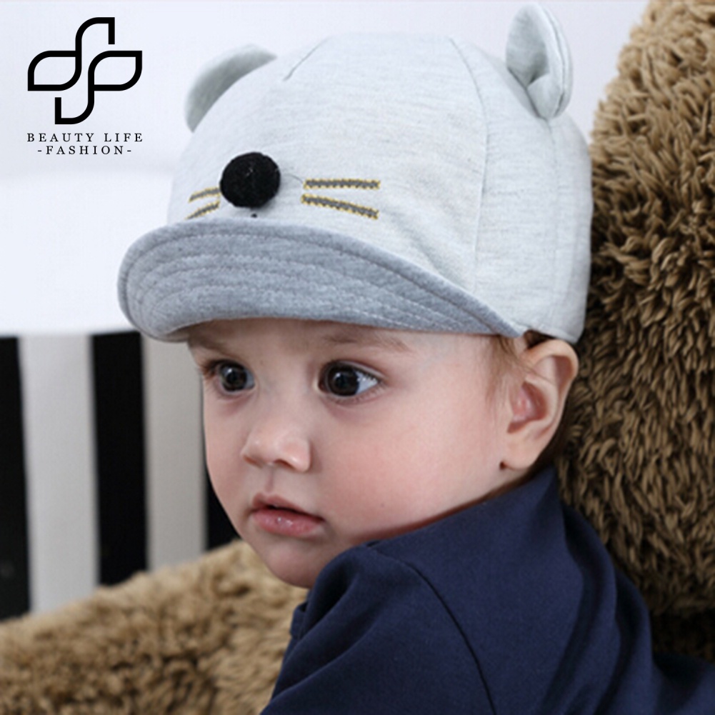 Mũ Lưỡi Trai Hình Chuột Dễ Thương Cho Bé