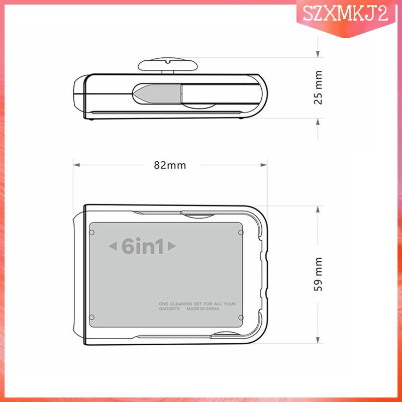 [szxmkj2] Bụi Bẩn Đa Chức Năng Cho Laptop Máy Tính Bảng Laptop Điện Thoại