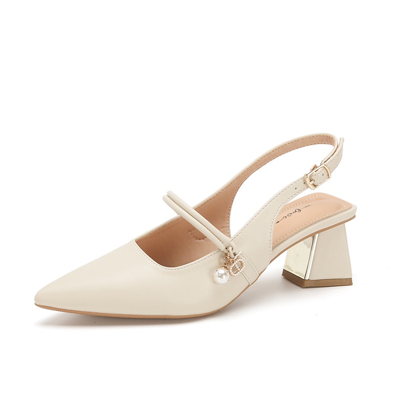 Giày Sandal Cao Gót Mũi Nhọn Thời Trang Dành Cho Nữ