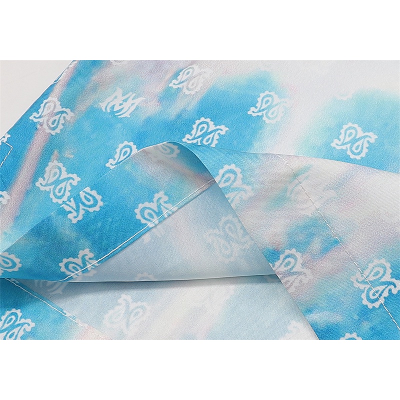 Áo Sơ Mi Tay Ngắn In Họa Tiết Đường Phố Cao Cấp Thời Trang 2023 A8M8I &amp; - -