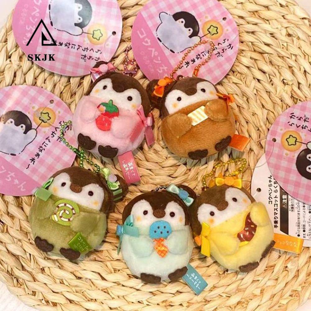 Móc Khóa Hình Chim Cánh Cụt Nhồi Bông Hoạt Hình Dễ Thương