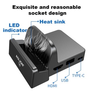 Mini Diy Replacement Dock Case For Nintend Switch Docking Station Portable Replacement Modified Material [Q/10]