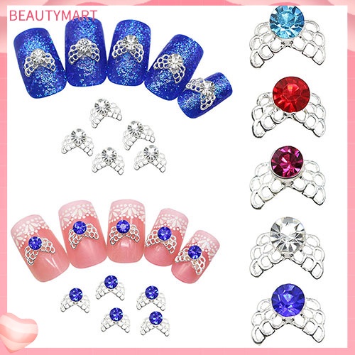 Set 10 Hạt Đá 3D Đính Móng Nghệ Thuật DIY