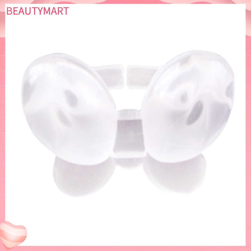 Set 50 Nhẫn Hình Bướm Dễ Thương Dùng Trưng Bày Lọ Sơn Móng Tay Gel UV