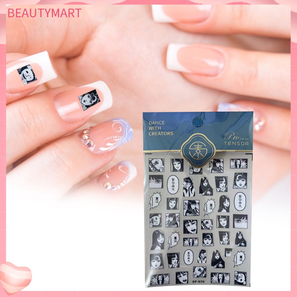 Miếng Dán Trang Trí Móng Tay Tự Dính Siêu Mỏng Họa Tiết Tinh Tế Quyến Rũ Dễ Sử Dụng
