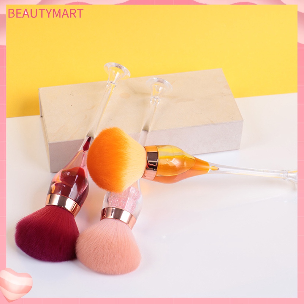 Cọ Trang Điểm Móng Tay Đầu Mềm Hình Chai Rượu Bằng Acrylic