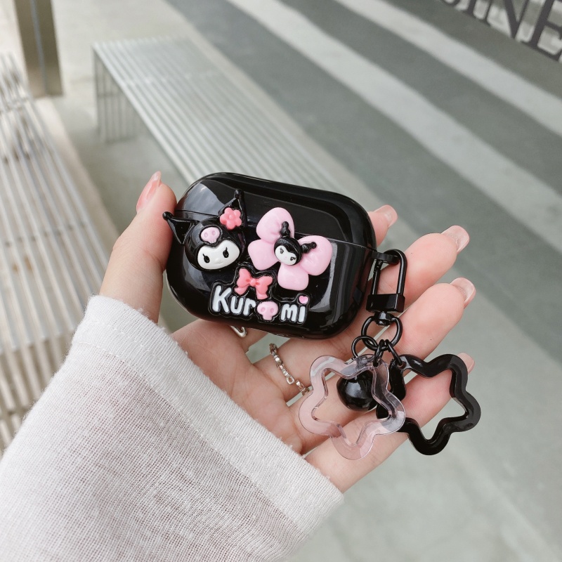 Vỏ Bảo Vệ Hộp Sạc Tai nghe không dây AirPods 1 2 3 4 Pro inPods i12 Mềm Chống Sốc Hình Ngôi Sao Hoạt Hình Dễ