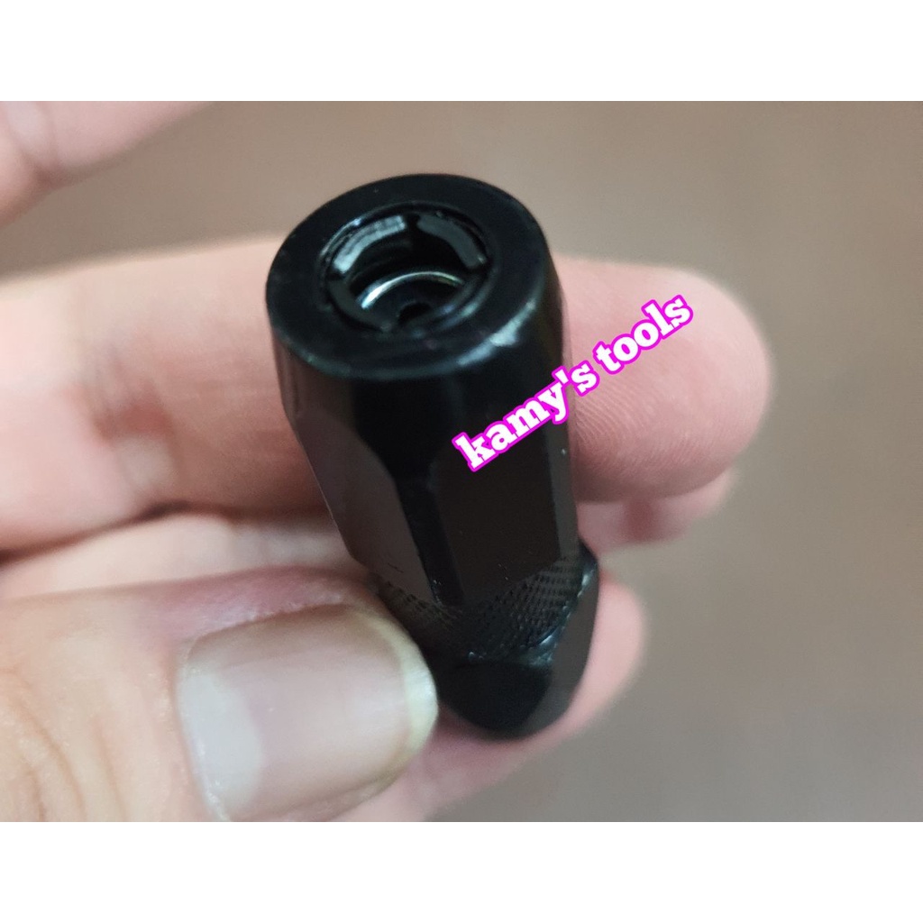 Đầu bơm mỡ đen bôi trơn áp suất cao 1/8 inch dài 45mm