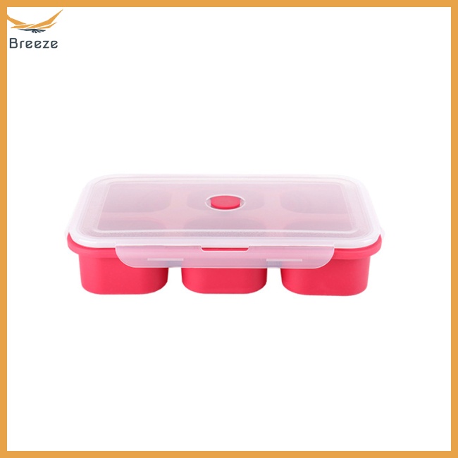 Khuôn Silicone 6 Ngăn 750ml Làm Đông Đá Tiện Dụng