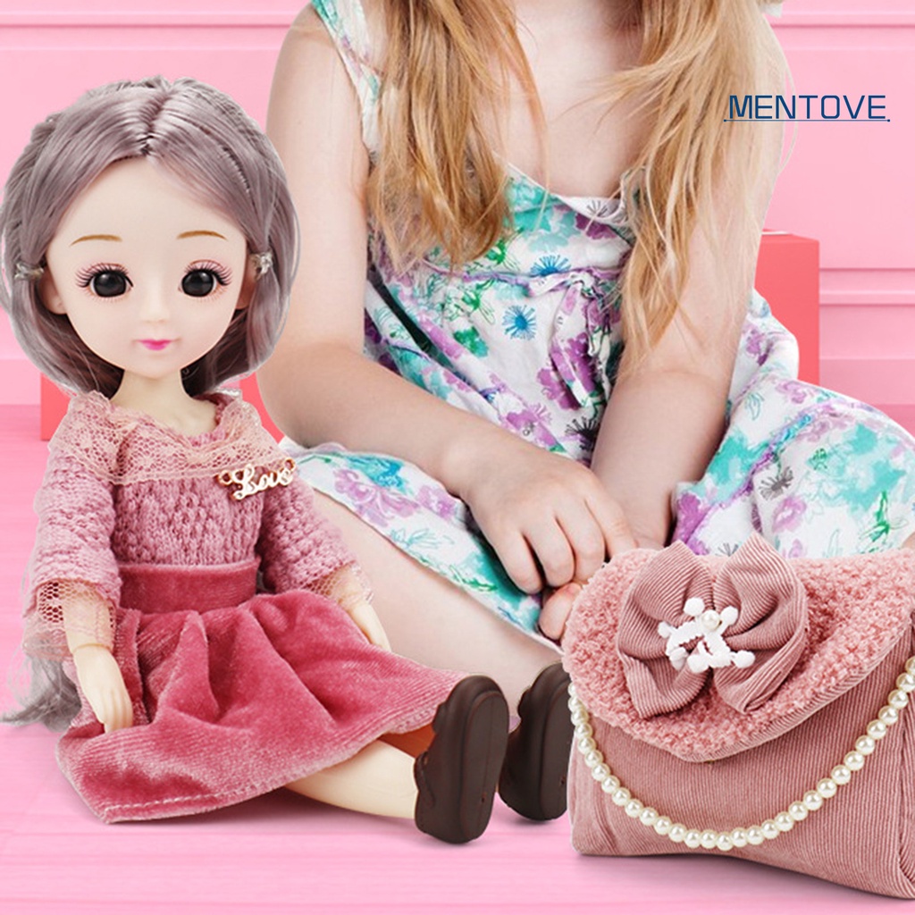 [MT] Đồ Chơi Búp Bê Công Chúa Bằng Nhựa Dễ Mang Theo Hợp Thời Trang Cho Bé Gái