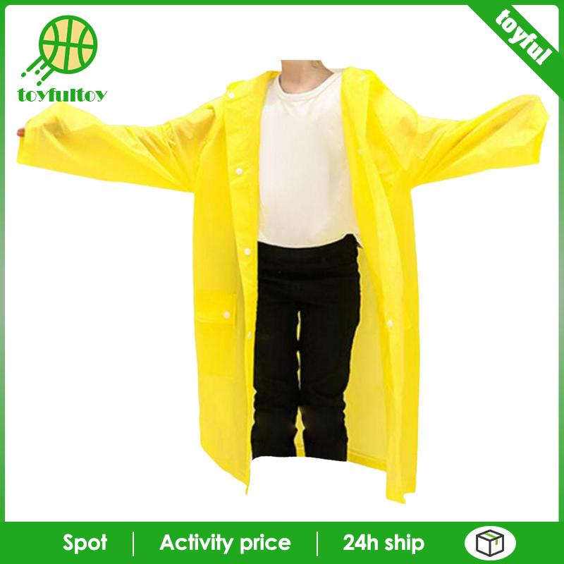 Áo Mưa Tay Dài EVA Chống Thấm Nước Di Động Unisex